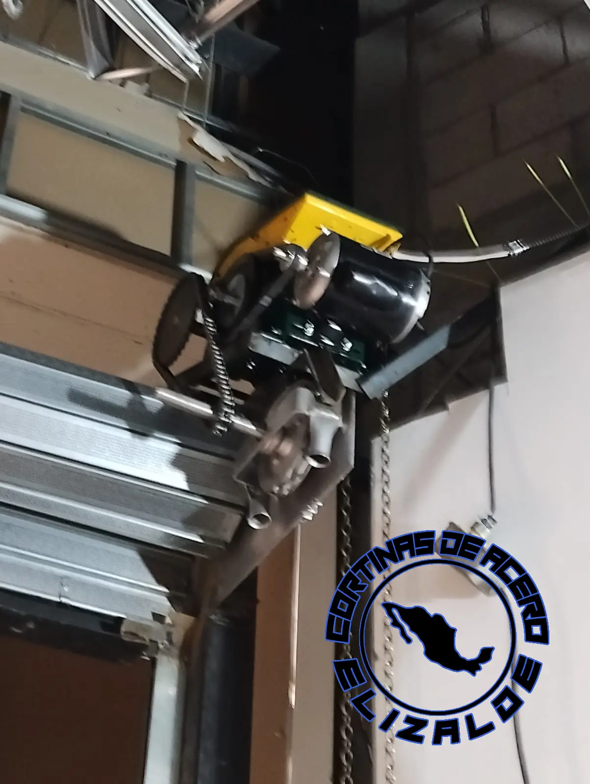 Motor lateral industrial polipasto